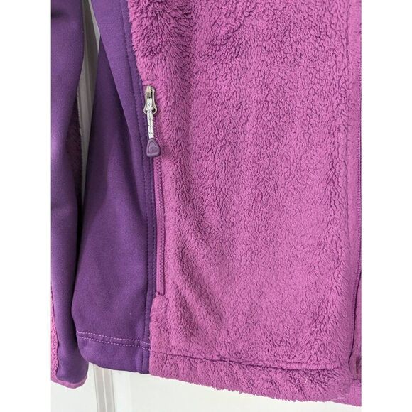 Mountain Hardwear Fleece Zip Up Jacket women's size medium purple cozy - Picture 4 of 9